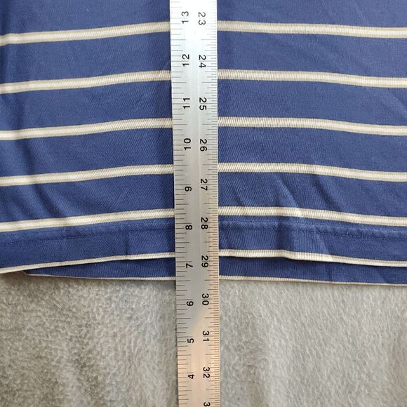 Classic Blue Striped Polo Shirt - Picture 4 of 8